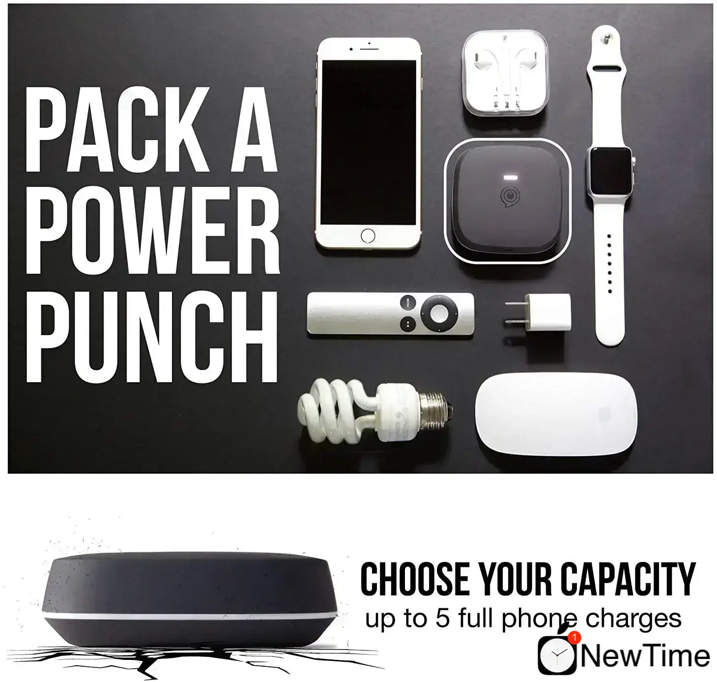 Внешний аккумулятор Zens Power Pack Wirelessly Rechargeable 7800 mAh Black (ZEPP03B/00)